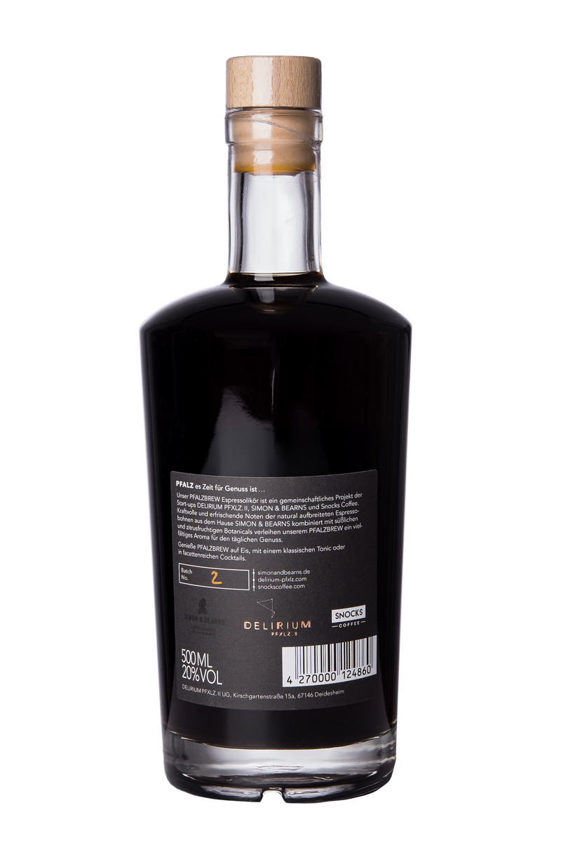 PFALZBREW - Espressolikör – DELIRIUM PFXLZ. II PFALZBREW - Espressolikör – DELIRIUM PFXLZ. II